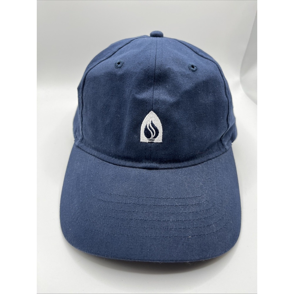 Anvil‎ Blue Baseball Cap with Torch Logo - Adjustable - 100% Cotton - One Size